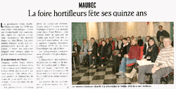 Les 15 ans d'Hortifleurs